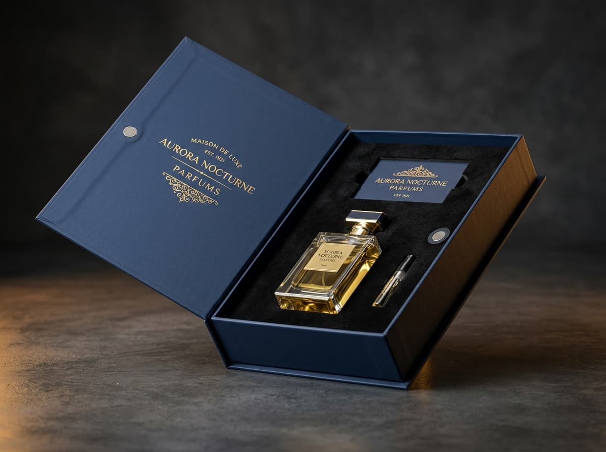 Ultra-luxury open 3D Book-Style Magnetic Rigid Box with velvet foam insert
